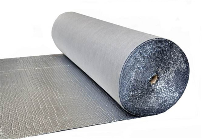 Aluminum foil for thermal insulation materials