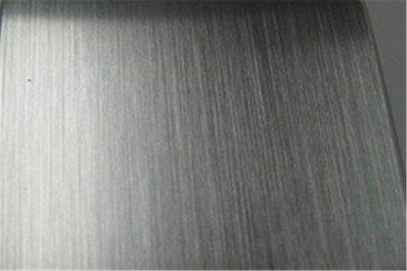 Brushed aluminum sheet